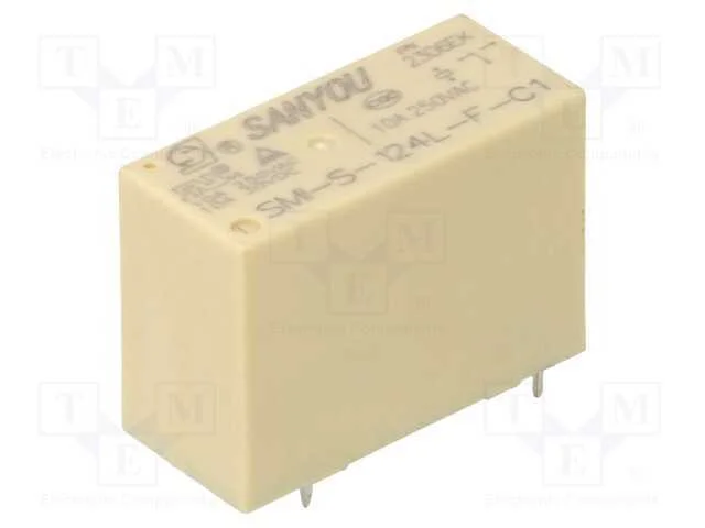 Rel&eacute;: Eletromagn&eacute;tico, Spdt, Ubobina : 24vdc, Icontactos Max: 12a