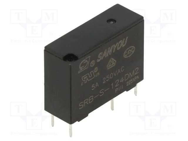 Rel&eacute;: eletromagn&eacute;tico, SPST-NO, Icontactos max: 5.