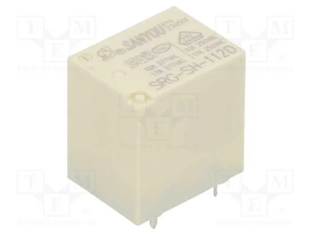 Rel&eacute;: Eletromagn&eacute;tico, Spdt, Ubobina : 12vdc, Icontactos Max: 20a