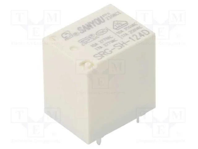Rel&eacute;: Eletromagn&eacute;tico, Spdt, Ubobina : 24vdc, Icontactos Max: 20a