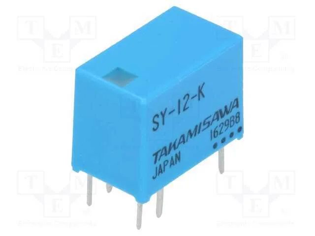 Rel&eacute;: Eletromagn&eacute;tico, Spdt, Ubobina : 12vdc, 2a, 0,5a/120vac, Pcb