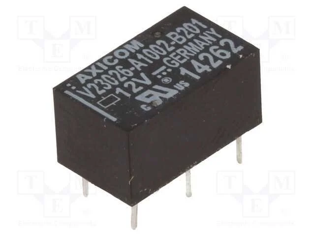 Rel&eacute;: eletromagn&eacute;tico, SPDT, Ubobina : 12VDC, 1A,.
