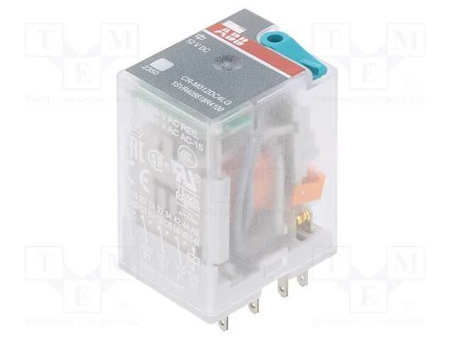 Rel&eacute;: Eletromagn&eacute;tico, 4pdt, Ubobina : 12vdc, Icontactos Max: 6a