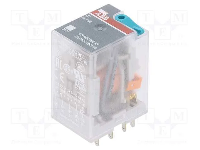 Rel&eacute;: Eletromagn&eacute;tico, 4pdt, Ubobina : 24vdc, Icontactos Max: 6a