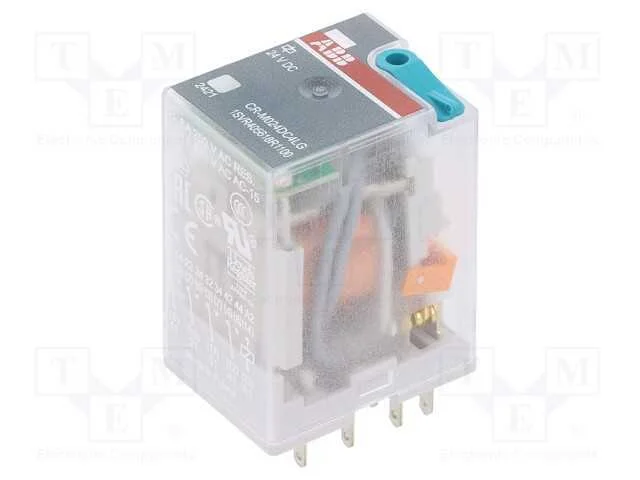 Rel&eacute;: Eletromagn&eacute;tico, 4pdt, Ubobina : 24vdc, Icontactos Max: 6a