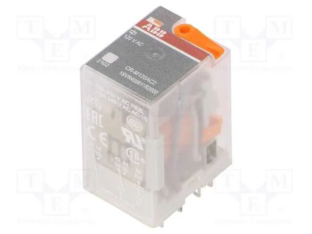 Rel&eacute;: Eletromagn&eacute;tico, Dpdt, Ubobina: 120vac, Icontactos Max: 12a