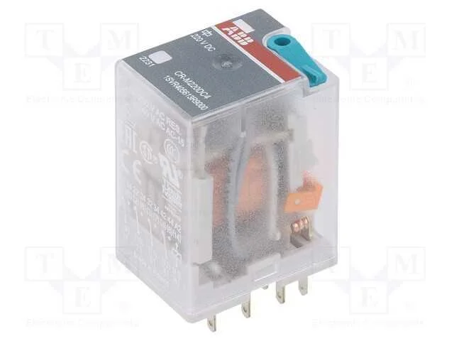 Rel&eacute;: Eletromagn&eacute;tico, 4pdt, Ubobina : 220vdc, Icontactos Max: 6a