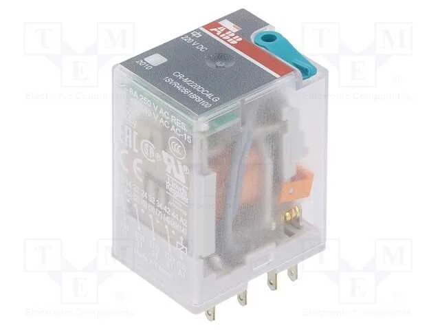 Rel&eacute;: eletromagn&eacute;tico, 4PDT, Ubobina : 220VDC, Ic.