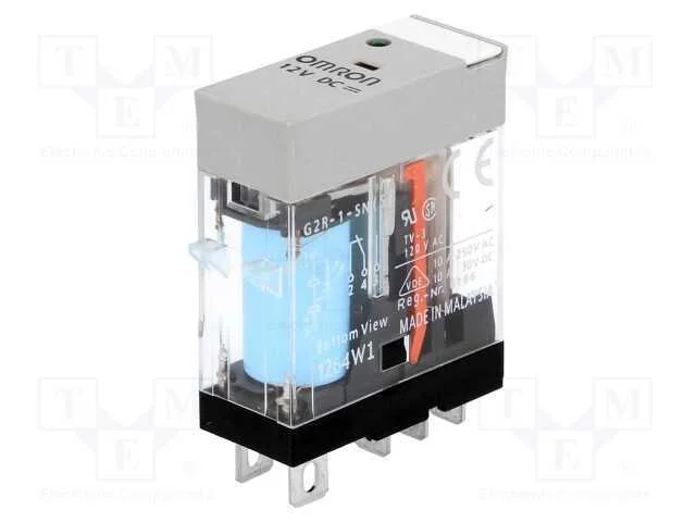 Rel&eacute;: Eletromagn&eacute;tico, Spdt, Ubobina : 12vdc, Icontactos Max: 10a