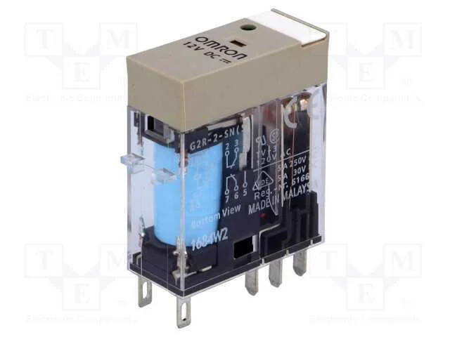 Rel&eacute;: Eletromagn&eacute;tico, Dpdt, Ubobina : 12vdc, Icontactos Max: 5a