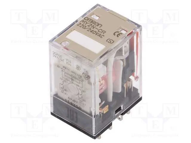 Rel&eacute;: Eletromagn&eacute;tico, Dpdt, Ubobina: 230vac, Icontactos Max: 10a