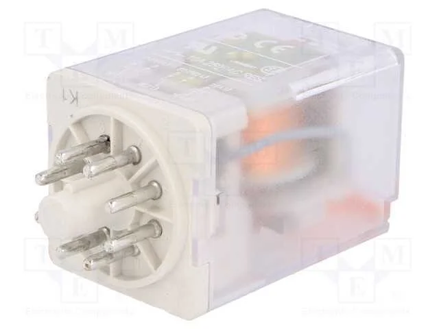 Rel&eacute;: Eletromagn&eacute;tico, Dpdt, Ubobina: 230vac, Icontactos Max: 20a
