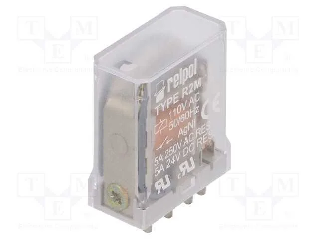 Rel&eacute;: Eletromagn&eacute;tico, Dpdt, Ubobina: 110vac, Icontactos Max: 10a