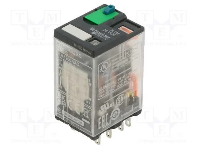 Rel&eacute;: Eletromagn&eacute;tico, 3pdt, Ubobina : 24vdc, Icontactos Max: 10a