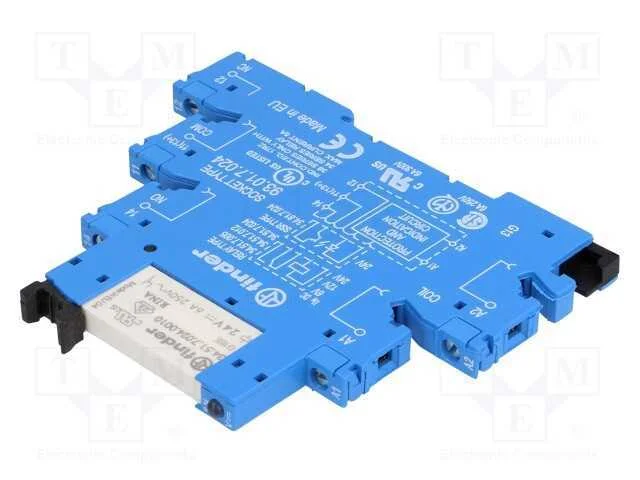 Rel&eacute;: de Interface, Spdt, Ubobina : 24vdc, 6a, 6a/250vac, 6a/30vdc