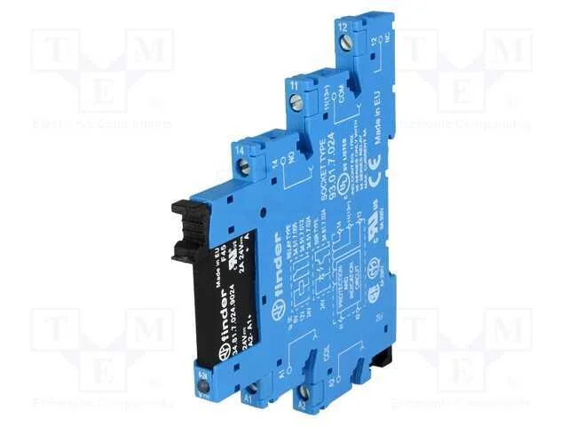 Rel&eacute;: de interface, SPST-NO, Ubobina : 24VDC, 2A,.