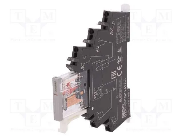 Rel&eacute;: de Interface, Spdt, Ubobina : 24vdc, 6a, 6a/250vac, 6a/30vdc