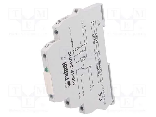 Rel&eacute;: de interface, SPDT, Ubobina : 24VDC, 6A, SP.