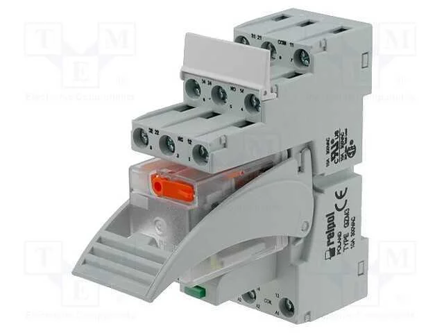 Rel&eacute;: de Interface, 3pdt, Ubobina : 24vdc, 10a, 10a/250vac