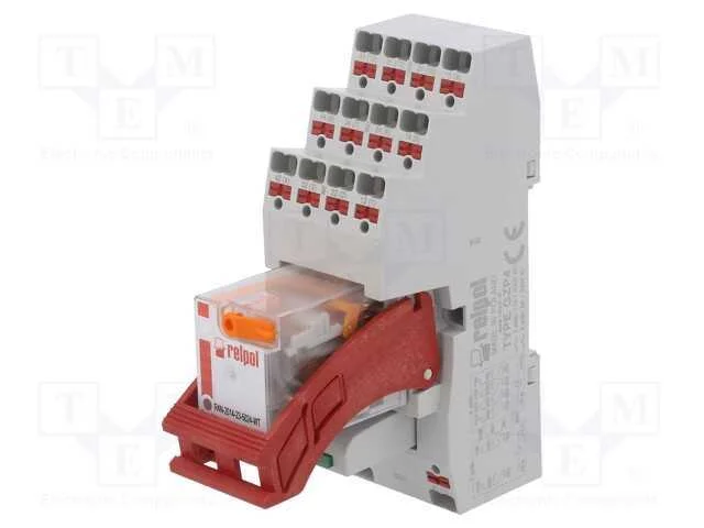 Rel&eacute;: de interface, 4PDT, Ubobina: 24VAC, 6A, 6A/.