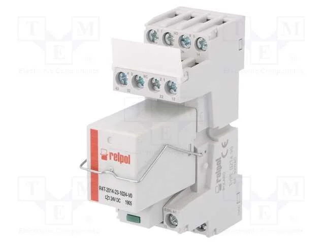 Rel&eacute;: de Interface, 4pdt, Ubobina : 24vdc, 6a, 6a/250vac, 6a/24vdc
