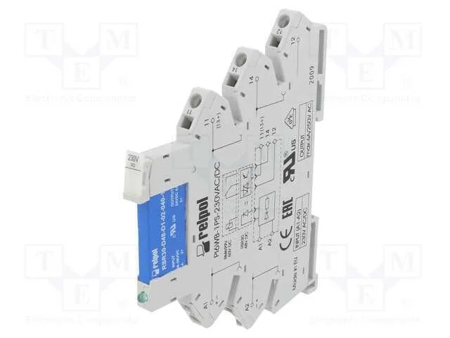 Rel&eacute;: de interface, SPST-NO, Ubobina : 230VDC, Ub.