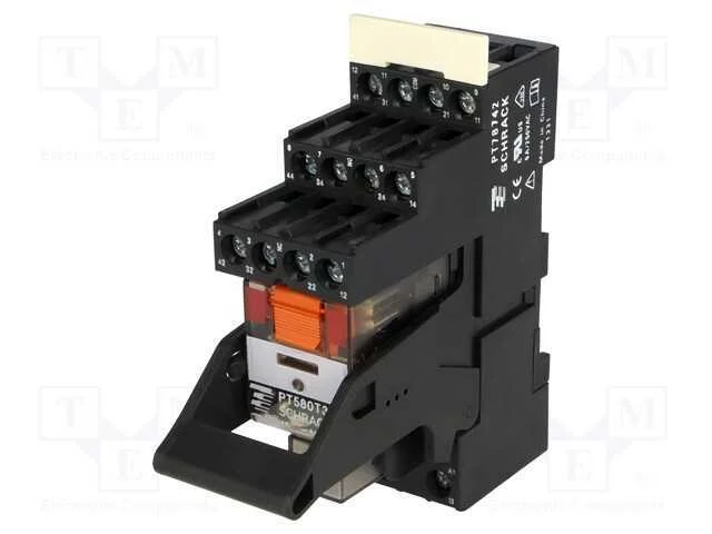 Rel&eacute;: de interface, 4PDT, Ubobina: 230VAC, 6A, 6A.
