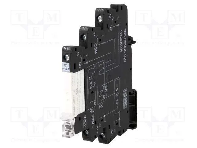 Rel&eacute;: de Interface, Spdt, Ubobina : 230vdc, Ubobina: 230vac, 6a