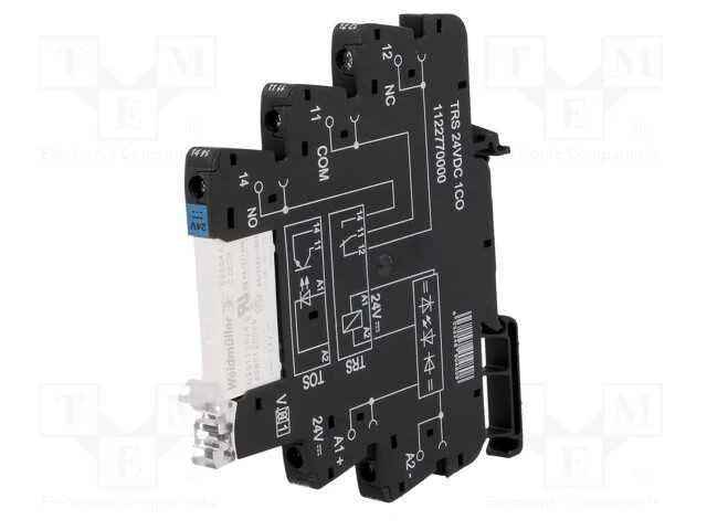 Rel&eacute;: de interface, SPDT, Ubobina : 24VDC, 6A, Uc.