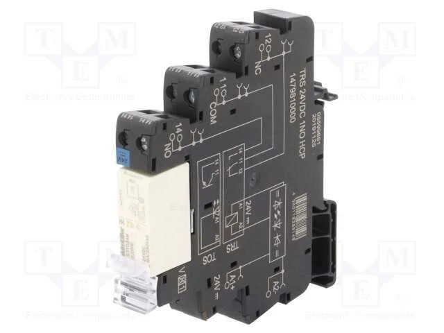 Rel&eacute;: de Interface, Spdt, Ubobina : 24vdc, Ucoma: 19,2&divide;28,8vdc, 16a