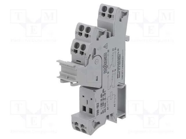 Base, 8A, 300VAC, para trilho DIN, -40&divide;70C, 86x54.