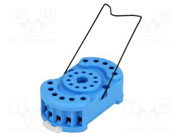 Base, Pin: 11, 10a, 250vac, No Painel,Para Trilho Din, S&eacute;rie: 60.13