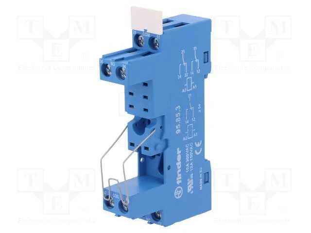 Base, 10a, 250vac, para Trilho Din, Terminais de Parafuso, Ip20