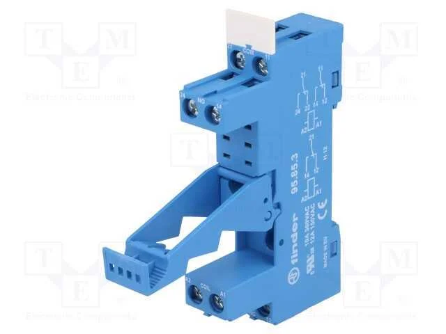 Base, 10a, 250vac, para Trilho Din, Terminais de Parafuso, Ip20