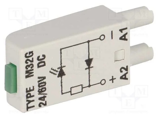 M&oacute;dulo de prote&ccedil;&atilde;o, base, Sinaliza&ccedil;&atilde;o: LED, Cor: .