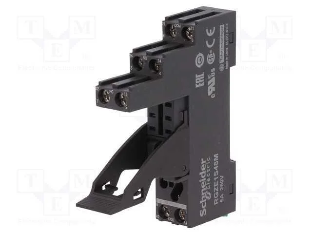 Base, Pin: 8, 5a, 250vac, para Trilho Din, Terminais de Parafuso
