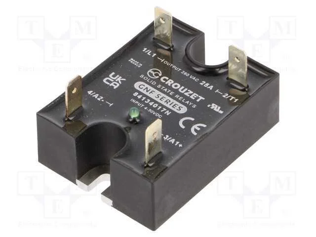 Rel&eacute;: Semicondutores, Ucoma: 4&divide;30vdc, 25a, 24&divide;280vac, -40&divide;80c