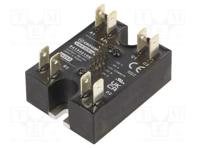 Rel&eacute;: semicondutores, Ucoma: 4&divide;32VDC, 25A, 12&divide;280.