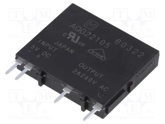Rel&eacute;: Semicondutores, Ucoma: 4&divide;6vdc, 2a, 75&divide;264vac, Pcb,Tht