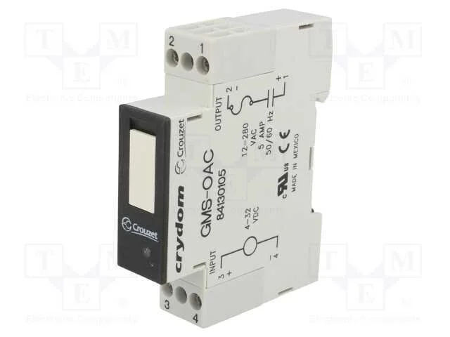Rel&eacute;: semicondutores, Ucoma: 4&divide;32VDC, 5A, 12&divide;280V.