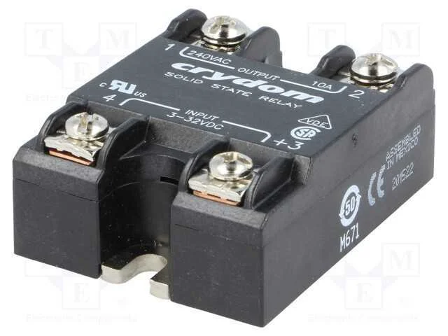 Rel&eacute;: Semicondutores, Ucoma: 3&divide;32vdc, 50a, 24&divide;280vac, -40&divide;80c