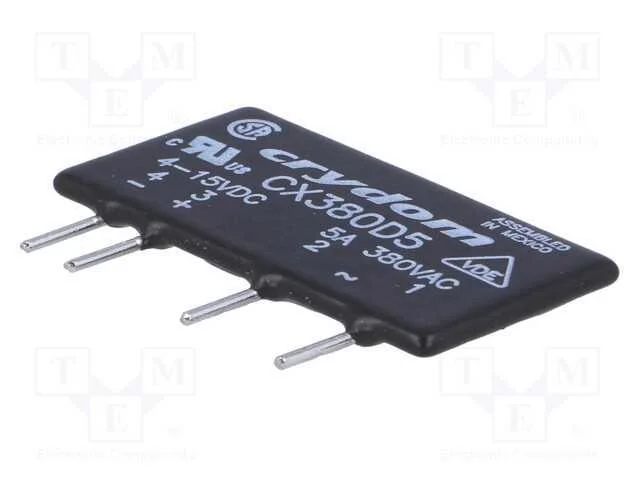 Rel&eacute;: Semicondutores, Ucoma: 4&divide;15vdc, 5a, 48&divide;530vac, Tht, Sip