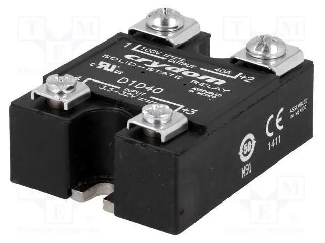 Rel&eacute;: semicondutores, Ucoma: 3,5&divide;32VDC, 40A, 1&divide;10.