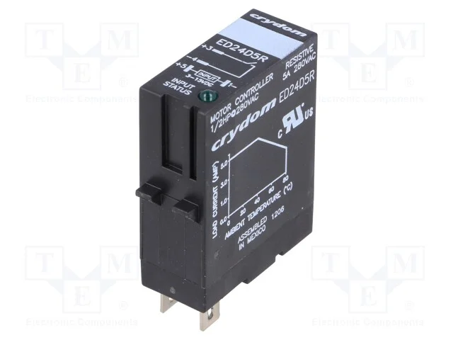 Rel&eacute;: semicondutores, Ucoma: 3&divide;15VDC, 5A, 24&divide;280V.