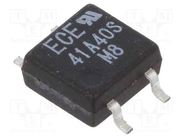 Rel&eacute;: semicondutores, Icoma m&aacute;x: 50mA, 100mA, max.