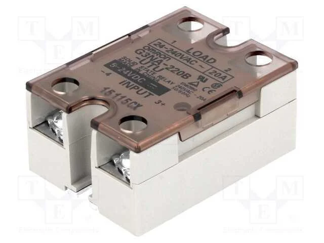 Rel&eacute;: semicondutores, Ucoma: 5&divide;24VDC, 20A, 24&divide;240.