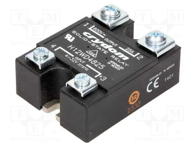 Rel&eacute;: semicondutores, Ucoma: 4&divide;32VDC, 25A, 48&divide;660.