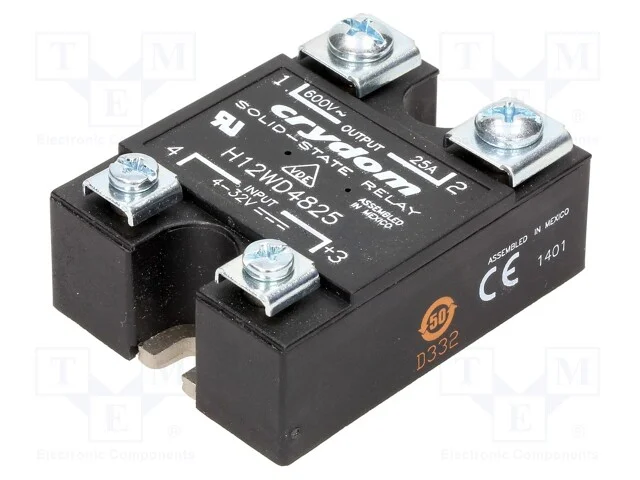 Rel&eacute;: semicondutores, Ucoma: 4&divide;32VDC, 25A, 48&divide;660.