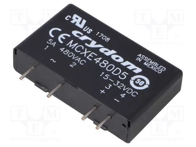 Rel&eacute;: semicondutores, Ucom: 15&divide;32VAC, 5A, 48&divide;660V.