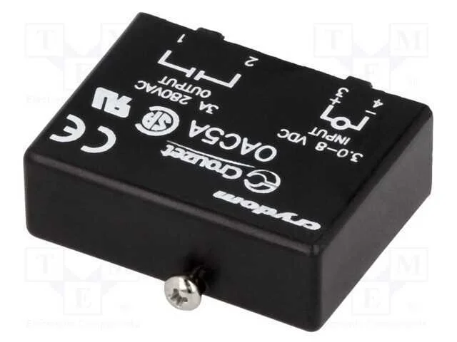 Rel&eacute;: Semicondutores, Ucoma: 2,75&divide;8vdc, 3,5a, 24&divide;240vac, -30&divide;80c